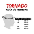 thumbnail image 5 of Casco Roda Tornado Negro Mate L RODA Estilo Cross Certificación DOT, 5 of 5