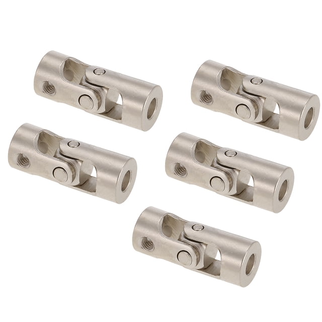 Amdohai 5pcs en Acier Inoxydable 4 à 4mm Entièrement en Métal Raccords Cardan de Joint Universel pour RC