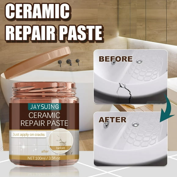 ReTeiv Porcelain Paste Wall Tile Paste Bath White Paste For Enamel Porcelain Ceramic Sink For Tub