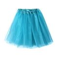 thumbnail image 1 of Fgnfyis Jupes de Carnaval pour Femmes Jupes pour Dames Couleur Unie Courte Mode Jupe Tutu Plissée Jupe de Danse Maille Dure pour Performance sur Scène Jupe de Ballet E A, 1 of 3