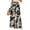 Black, variant on Women's Summer Floral Print Wide Leg Palazzo Pants with High Waist Elastic Drawstring Side Pockets and Casual Design for Everyday Wear ,Blue XL