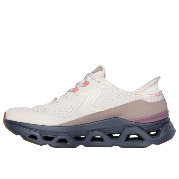 Zapatilla Skechers Glide-Step ATLUS, manos libres, sin cordones, para mujer