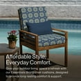thumbnail image 2 of Medina Medallion Blue Essentials Dining Chair Cushion, 2 of 8