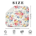 thumbnail image 4 of Pioneer Flower Floral Print Pattern Dish Drying Mat for Kitchen 1 Pack, Ultra Absorbent Microfiber Dishes Drainer Mats,16"x18", 4 of 6
