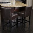 thumbnail image 2 of Noble House Tabouret de Comptoir 26 Pouces en Brun (Ensemble de 2), 2 of 2