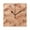Black, variant on 7.78in Wave Pattern Design Square Wall and Table Clock Dual Use Vintage Design in Black or Gold