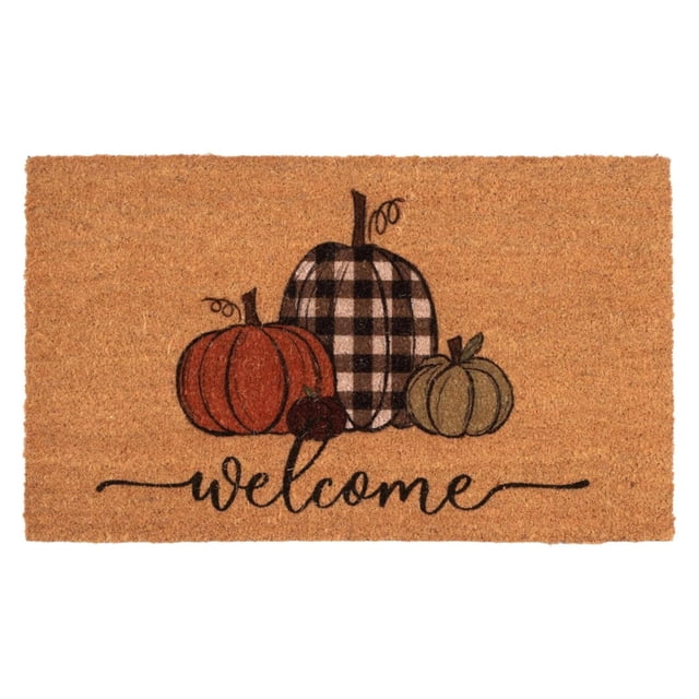 16x24 Inch Coir Doormat Outdoor Outdoor Doormats for Front Door Spring Door Rug Outdoor Non-Slip Durable Outdoor/Indoor Mat for Outside Entry Way Doormat, Non Slip Back Low Profile