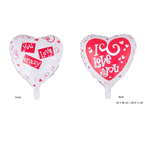 Balloon-Foil-I Love You (2 sided)