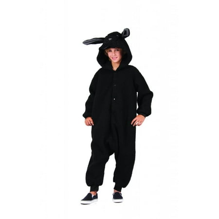 wooly black sheep funsie costume