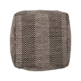 thumbnail image 5 of Jailyn Hand-Crafted Cotton Cube Pouf, 5 of 8