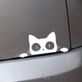thumbnail image 2 of CHAO Pegatinas impermeables para coche con estampado de gatos y animales (blanco), 2 of 3