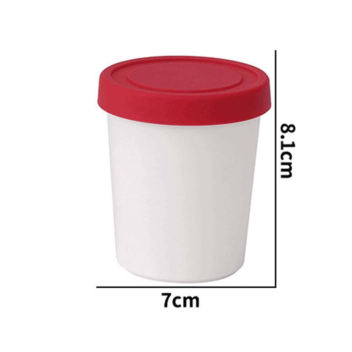 FancyClancy's Long Scoop Insulated Ice Cream Container With Scoop - Freezer  Storage Tub with Non-Slip Base For Homemade Ice-Cream, Gelato or Sorbet 