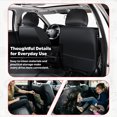 thumbnail image 5 of Wartlyen 2026 for NISSAN SENTRA Car Seat Covers Leather Seat Covers Spill Protection Tailored Fit Soft Feel Seat Belt Compatible, 5 of 9