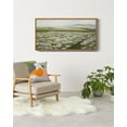 thumbnail image 3 of Drsoum 20x40in Natural Framed Vintage Landscape Large Canvas Wall Art Prairie in Full Bloom Classic Painting Modern Farmhouse Bathroom Office Decor, 3 of 6