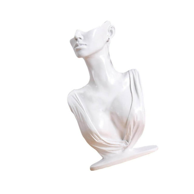 Collier en Résine Mannequin pour Femmes Stable Facile à Utiliser Boîte Blanche