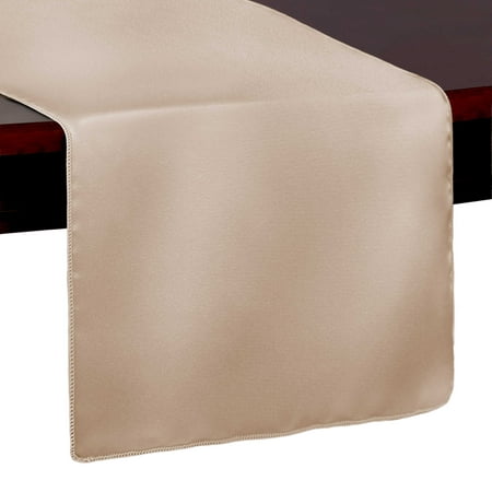Ultimate Textile Bridal Satin 14 x 54-Inch Table Runner (Best Red Wine To Drink)