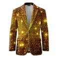 thumbnail image 5 of Mardi Gras blazer for men Sequin Corduroy Jacket For Carnival Party Night Out Celebration Shiny Printed Coat, 5 of 5