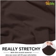 thumbnail image 4 of 2024 Super Stretch Sofa Slipcover Non Slip Couch Cover  Oversized Sofa  Dark Gray, 4 of 7