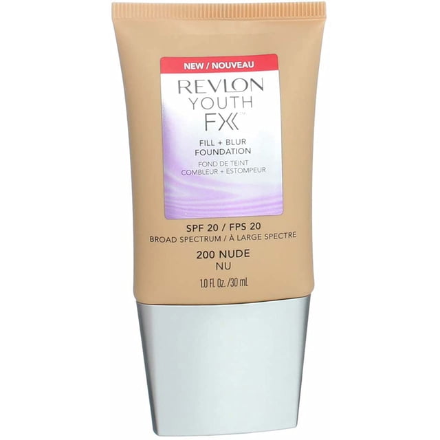 Base de maquillaje Revlon Youth Fx Fill + Blur Nude 30 ml con SPF 20