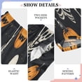 thumbnail image 4 of Boy's Pajama Pants Boys' Long Sleep Pants Children's Pajama Pants Loose Fitting Pajama Pants are Convenient to Put on and Take off S Halloween Pumpkin Skull, 4 of 9