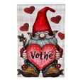 thumbnail image 2 of PHYHOO Happy Valentines Day Gnome Garden Flag for Outside Double Sided Valentine Gnome with Love Heart Pink Sunflowers Small Yard Flags for Valentines Day Outdoor Decoration White, 2 of 6