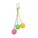 thumbnail image 2 of Pelota de cuerda de sisal para gatos. Regalo ideal para hacer ejercicio y divertirse. Resistente al desgaste. Protege. Rosa Amarillo Verde, 2 of 9