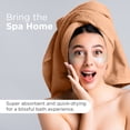 thumbnail image 5 of Martex Easy Living 6-Piece Cotton Towel Set, Soft & Quick-Dry Towels, Peach, 5 of 11