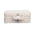 thumbnail image 2 of Homekingdee Boîte Imitation Rotin - Organisateur de Rangement Portable Rétro avec Poignée pour Décoration Intérieure, Accessoire Photo de Mariage, Panier de Pique-Nique, 2 of 6