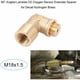 thumbnail image 2 of Espaciador de extensión de sensor de oxígeno Lambda O2 en ángulo de 90° para Decat Hydrogen Brass M18x1.5, 2 of 5