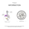thumbnail image 6 of MULA 12 Constellation Zodiac Charm for Bracelet 925 Silver Capricorn Charm Women Birthday Gift for Her, 6 of 8