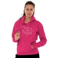 thumbnail image 5 of Cute Christmas Merry and Bright Hoodie Sweatshirt Women Brisco Brands S, 5 of 6