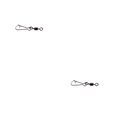 thumbnail image 4 of Eigraketly 100 UNIDS Cojinetes de pesca Enganchados Pasadores de presión Conector giratorio de acero inoxidable Conector de pesca Giratorios Pin de 8 # 2piezas Eigraketly CBP077810, 4 of 5