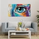 thumbnail image 4 of Cuadro Ojo de Colores Tipo Oleo Tela 100% Algodón Canvas Moderno de Colores Listo para Colgar Incluye Taquetes y Tornillos Maxigráfica Shop  Cuadro Abstracto Mosaico, 4 of 7