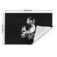 thumbnail image 3 of XMXT 6 Pcs Woven Placemats, Rose Skull Print Stain Resistant Anti-Skid Placemat for Kitchen Table, 12 x 18 inches, 3 of 6