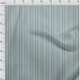 thumbnail image 2 of oneOone Organic Cotton Poplin Twill Fabric Multicolor Stripe Print Sewing Fabric BTY 42 Inch Wide, 2 of 3