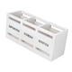 thumbnail image 2 of Organizador de cubiertos con 3 ranuras para cubiertos Blanco, 2 of 9