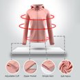 thumbnail image 2 of Chaqueta a prueba de viento para mujer, cálida, antiestática, impermeable, con capucha, cómoda, para viajes de senderismo, 2 of 7