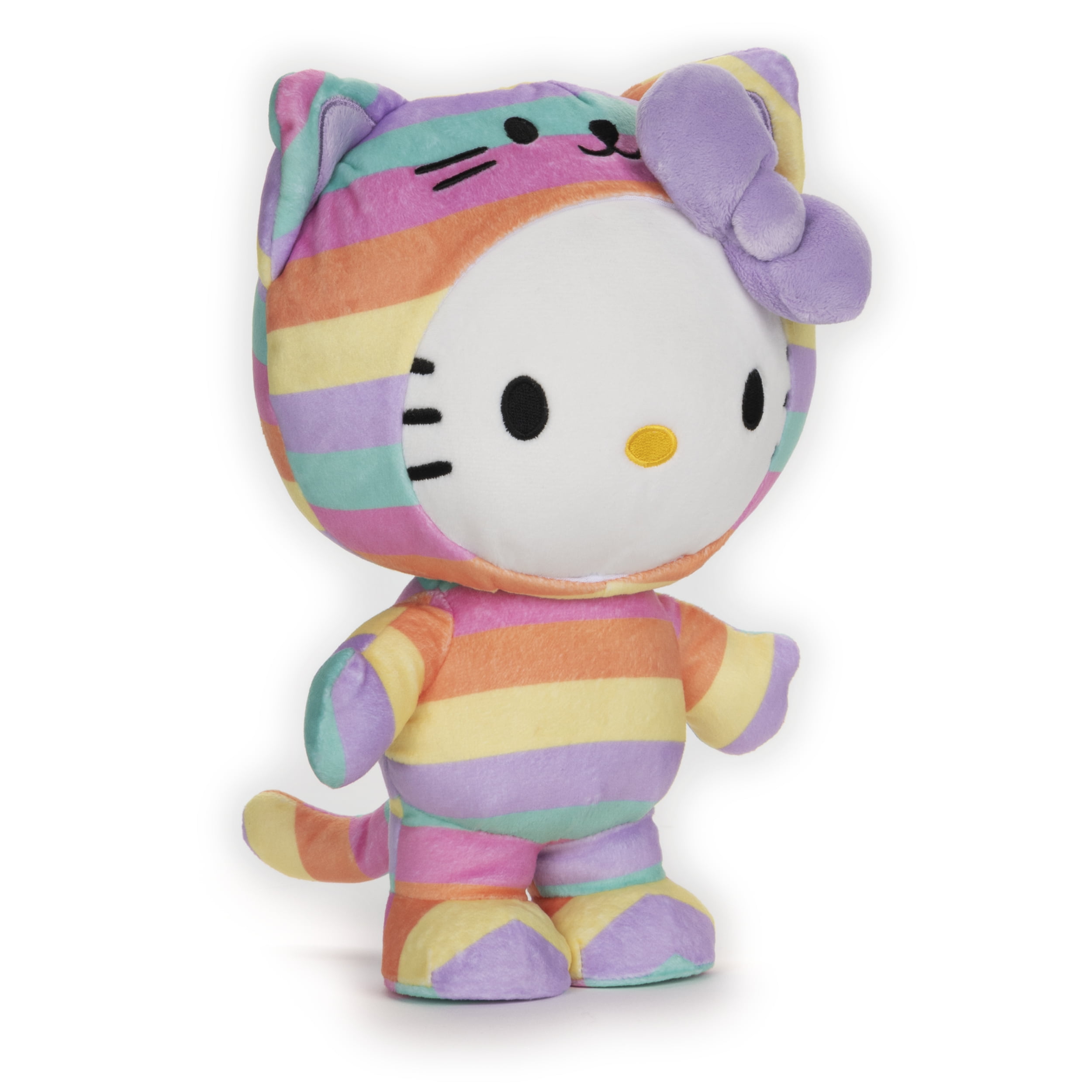 New With Tag Gund Stuffed Hello Kitty 9.5" Rainbow Kitty 