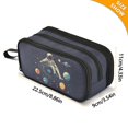 thumbnail image 4 of FORMRS Pencil Case with 3 Compartments Zipper Pouch, Elementary School Level and up, Astronaut Space, 4 of 8