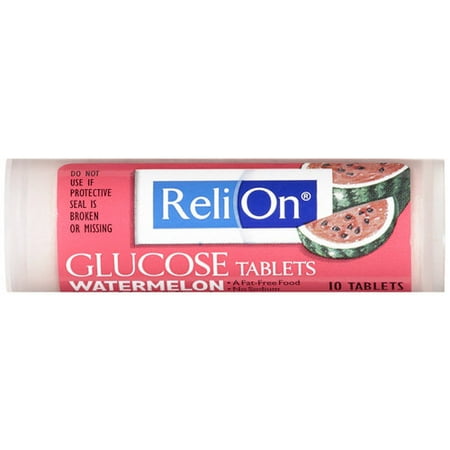 Relion: Watermelon Glucose Tablets, 1 Pk