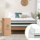 thumbnail image 1 of Zinus Comfort Colchón en Caja King Size con 3 capas de Memory Foam y Resortes Independientes, 30 cm de Altura Total, Aislamiento de Movimiento, Firmeza Media y Transpirable. Certificación CertiPur, 1 of 9