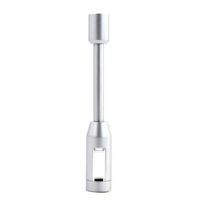 3 in. Monorail Rigid Standoff Suspends Rail Below Ceiling, Satin Nickel