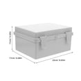 thumbnail image 2 of KAKOWELY junction cabinet 2pcs Outdoors Junction Box With Lock Waterproof Project Box Outdoor Plastic Closed Junction Box Universal Electrical Project Line Junction Box, 2 of 5
