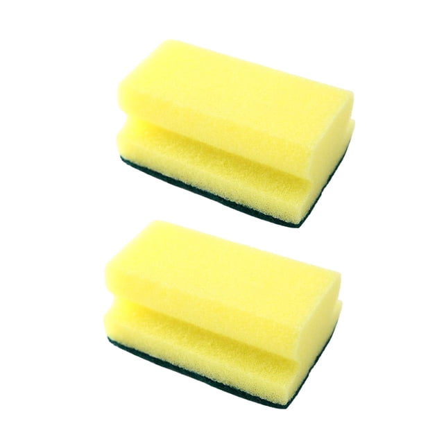 Cleaning Sponges Kitchen,Clean Natural Compressed Wood Pulp Sponge for Kitchen Dishwashing Sponge Absorbs Water Without Oil