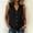 Black1, variant on Women's Summer Tops Flax Linen V Neck Sleeveless Shirts 2026 Casual Button Blouses, S-XXL