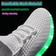 thumbnail image 2 of Zapatos iluminados BosenHulu para mujer y hombre con carga USB LED, 2 of 9