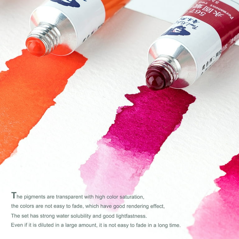 Paul Rubens Watercolor Paint 14 Vibrant Neon Colors Paint Set 5ml