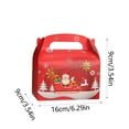 thumbnail image 3 of Dvkptbk Christmas Series Cardboard Gift Box 4 Pack Gift Packaging Box Candy Gift Box Handheld Gift Box Christmas Decorations, 3 of 6