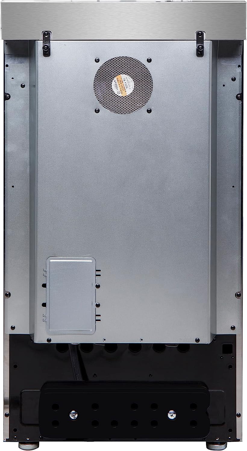 Forno Loiano 24 Inch Freestanding Electric Range Stainless Steel with Storage Drawer