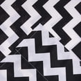 thumbnail image 2 of BabyDoll Chevron Window Valance, Black, 2 of 4